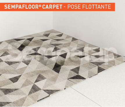 SempaFloor Carpet, isolation phonique sous moquette